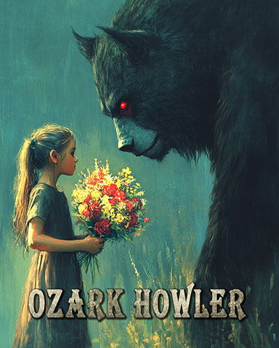 Flowers for the Ozark Howler – Mythical Beasts Canvas Wall Art