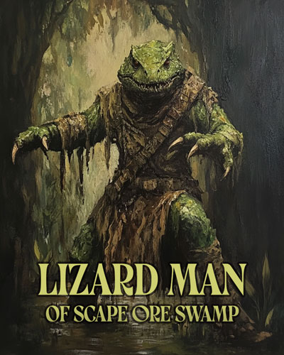 Lizard Man of Scape Ore Swamp – Mythical Beasts Wall Art