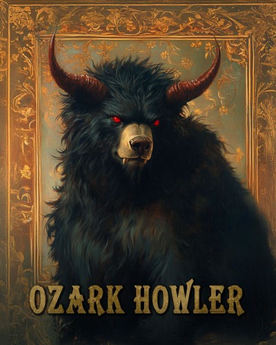 Ozark Howler Portrait – Mythical Beasts Canvas Wall Art